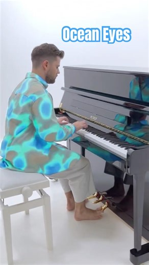 Ocean Eyes Piano Cover 🩵🌊#oceaneyes #pianocover #billieeilish #pianist