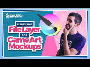 Krita tips: using the File Layer for game art mockups