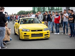 LOUD Nissan Skyline R34 GT-R - Accelerations & Revs !