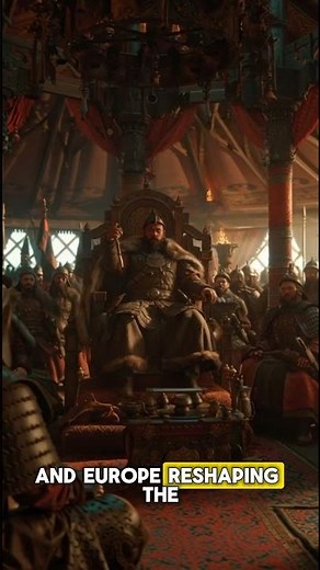 Genghis Khan: The Mongol leader who reshaped the map of the world.