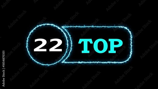 Top 22 electric energy motion graphic text