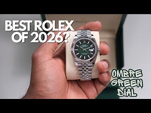 Rolex's Best New Release? Datejust 41 Green Ombré Dial Unboxing