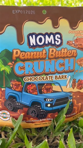 2.7K views · 25 reactions | New in stores at ABC Stores!  NOMS Peanut Butter Crunch Chocolate Bark — chocolatey, peanut buttery, and just the right amount of crunch 樂 | ABC Stores | Facebook