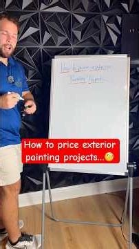 How to price exterior painting projects…🧐Follow the page if you’re a painting contractor!💰🚀