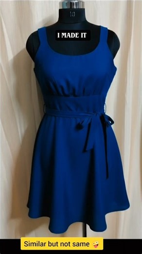 just making a simple dress in 2 hr