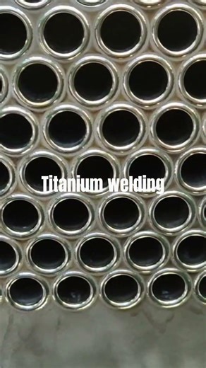 Titanium tube to tubesheet welding