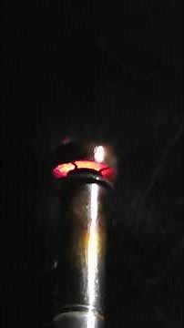How to clean the creosote out of your stove pipe #firewood #fire #hot