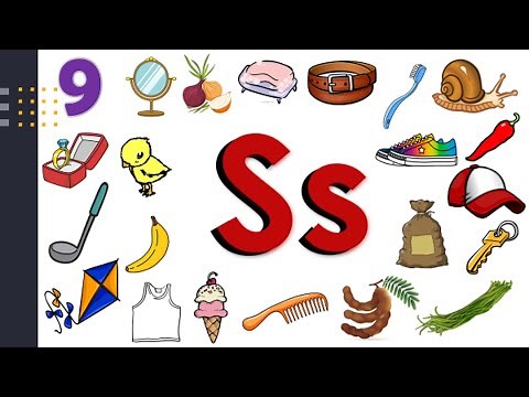 LETRANG S - MGA SALITANG NAGSISIMULA SA LETRANG Ss / TUNOG NG ALPABETONG FILIPINO