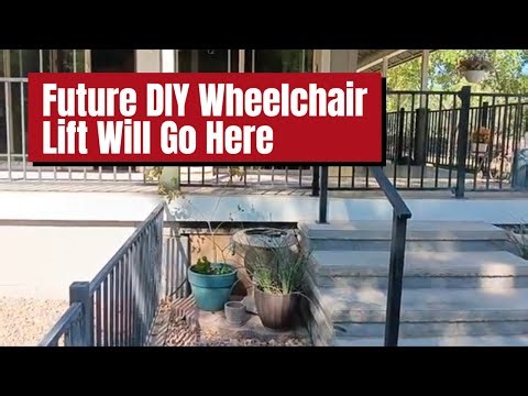 Residential Vertical Wheelchair Lift Under $600! (My Heartfelt DIY Project)