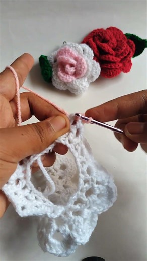 Crochet Rose🌹 #crochet #crochetrose #giftideas