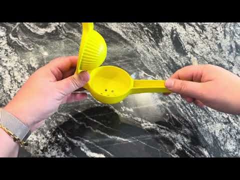 TEZZ Lemon Squeezer Review — Heavy Duty Metal Citrus Press Test