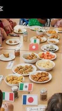 Montessori culture unit-international food tasting lab lesson