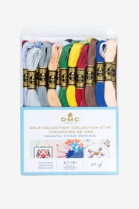 DMC Embroidery Floss Pack - Gold Collection - 8.7 yards - 27 Pack - Walmart.com