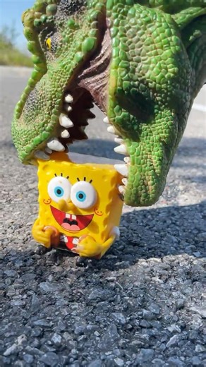 Satisfying with Unboxing SpongeBob & T-Rex Fun Toys Videos ASMR #spongebob #shortvideo
