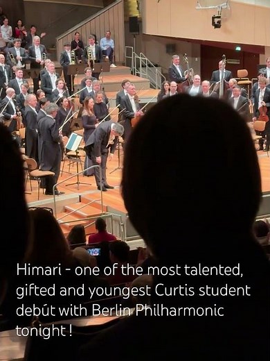 Himari debút with Berlin Philharmonic tonight Mar 20, 2025 #himari #berlinphil #japan #germany