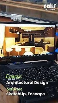 Interior Design Project Showcase | SketchUp & Enscape Training in Erode | C CUBE CAD Centre