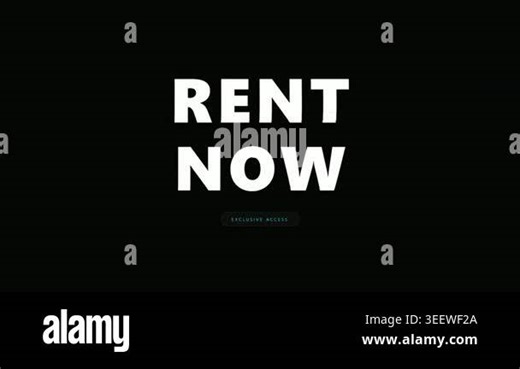Rent Now button with digital glitch effect, modern user interface design for web or app Stock Video Footage - Alamy