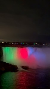 The majestic Niagara waterfalls at night 😍😍 #viralreels #trendingréels #ontario #reel #canada #niagarafalls #niagara #toronto | Shahid Anwar Shah