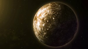 Planet Mercury in Space | Free Stock Video Footage