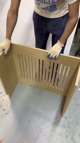 Unfinished MDF Radiator Cover MD25 "birdcage"9" Depth, Custom Size Welcome Within Listed. Choose Size and Screen, No Baseboard Cuts,screen2 - Etsy