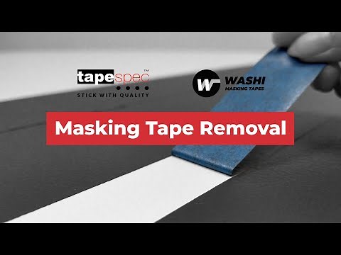 Masking Tape Removal Guide