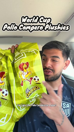 World Cup Pollo Campero Plushies — Win Free Chicken for a Year