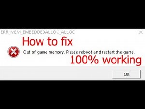 How to fix Gta V error||Out of game memory.Please reboot and restart the game||100% working