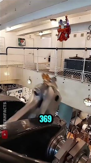 The World's Giant Ship Engine Crankshaft