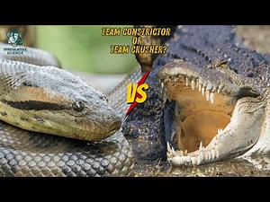 Green Anaconda vs Saltwater Crocodile — Aquatic Titans Clash (Who Wins?)