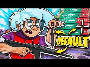 I PLAYED VALORANT WITH EVERYTHING ON DEFAULT !!!