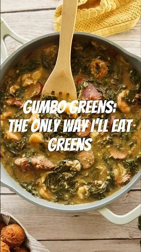 Gumbo Greens Recipe | The Only Way I’ll Eat Greens