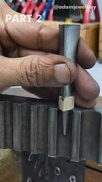 🔨Making a Split Trillion Diamond Ring | Part- 2 #jewelrymaking #handmadejewelry #silverring #diamond