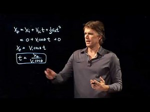 Projectile Motion Equation for y as a Function of x | Physics with Professor Matt Anderson | M4-10
