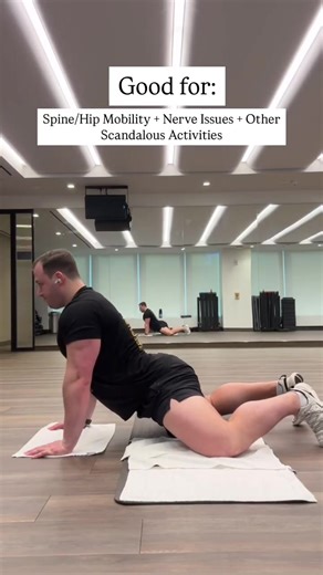 Who doesn’t love scandalous freedom? 🫢 - And by that, of course, I mean having less pain, more range of motion, and more strength 😉 - Diversifying movement is really important. Bending, twisting, extending, rotating, loading, are all very important to maintain a healthy body and eliminate pain! 🙌 - So get to moving and freeing up your joints!! 🔥 - #chronicpain #painrelief - All content on this page demonstrates exercise ideas not intended to serve as medical or clinical advice ❤️🤗