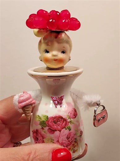 made a girl! #repurposing #small folks #vintage