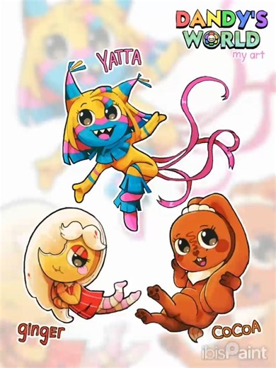 dandy's world toon me main #art #fanart