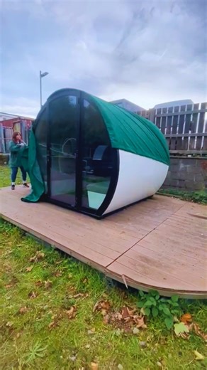 Introducing the Pod Jacket ☀️💧 Meet our latest accessory, a tailor-made cover designed exclusively for our outdoor pods. Available in a wide range of colours, the Pod Jacket is completely waterproof, UV resistant and built to protect your pod from the elements all year round. Whether you’re preparing for winter, brightening up your garden, or protecting your pod between events, the Pod Jacket has it covered... literally. | The Meeting Pod Company