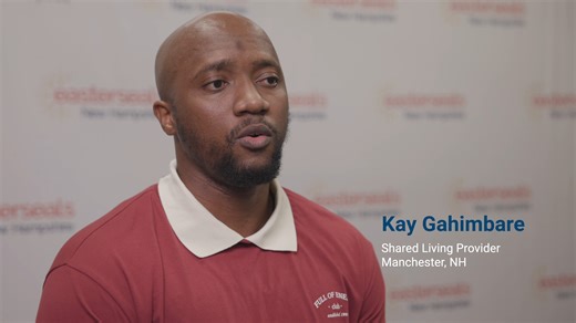 Since August, Kay has supported James as a home care provider through Easterseals NH’s Shared Living Residential Services—a unique role that allows him to be present every day in his care. Learn more: eastersealsnh.org/sharedliving. Together, Kay and James cook meals, work out at the gym, enjoy weekend activities like bowling, and celebrate everyday wins. “I believe we all have something good to give,” Kay says. “It is the best feeling ever knowing that you made an impact on somebody’s life.” #S