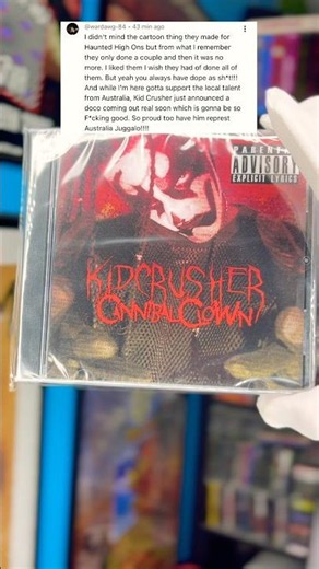 KidCrusher CD/DVD Collection #juggalocollectibles #kidcrusher #icpcollections #juggalo #cd