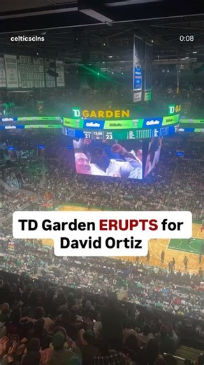 Big Papi in the house for Game 5❗️#davidortiz #celtics #redsox #bigpapi