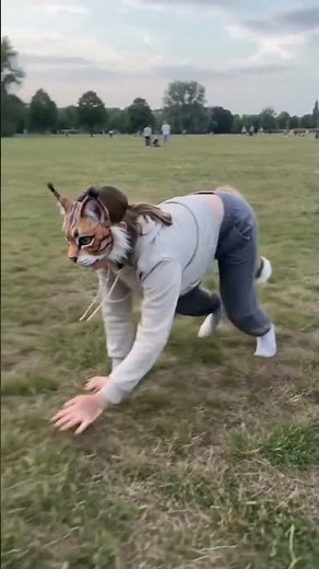 Beginner Therian Jump! ✨ #therian #therianthropy #therianlife #cattherian #quadrobics #theriangear