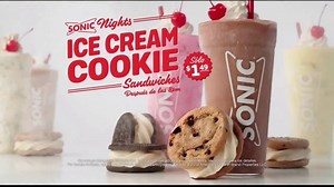 Sonic Drive-In Ice Cream Cookie Sandwiches TV Spot, 'El gusto es todo tuyo'
