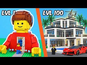 LEVEL 1-100 LEGO house...