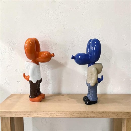 Resin Balloon Dog Sculpture | Modern Animal Figurine, Nordic Home Decor, Office Desk Ornament, Minimalist Room Decoration, Table Accent - Etsy