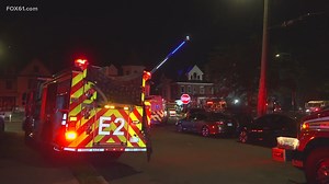 Crews battle 2-alarm blaze in Hartford, 2 firefighters sent to hospital: Officials