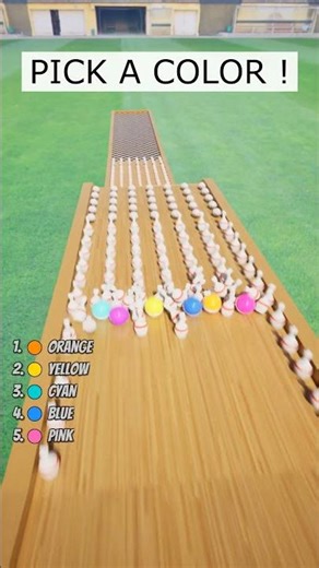 PICK A COLOR! Which Ball Wins This Crazy Physics Race? 🌈 #7