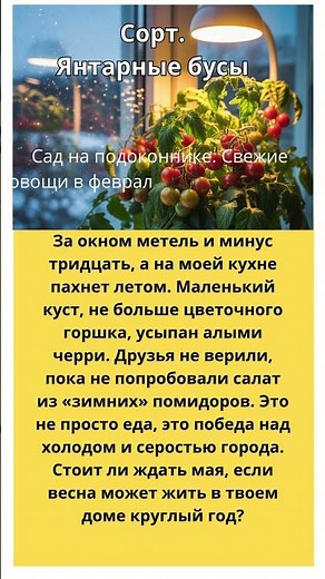 Янтарные бусы.#ТоматЯнтарныеБусы #ЯнтарныеБусы #ТоматыЧерри #АмпельныеТоматы #КомнатныеТоматы