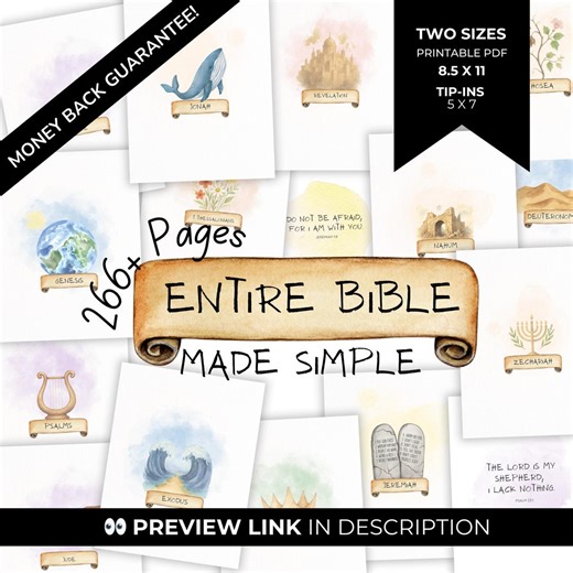 Bible Study Guide, Made Simple, Printable Resource (download PDF) - Etsy Australia