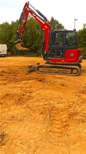 Power where it matters. 💪 The Yanmar SV60-6B packs midi-class performance into a compact footprint — built for versatile jobs from urban sites to landscaping and earthworks. With stable digging, smooth hydraulics and thoughtful operator comfort, it delivers strength and precision on every task. 🚧 #YanmarCE #SV606B #CompactExcavator #MidiExcavator | Yanmar Compact Equipment EMEA