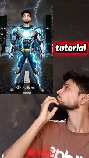 AI lightning superhero #trollface